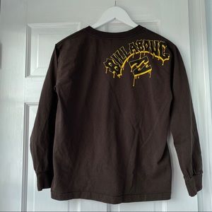 SOLD Billabong Graphic Long Sleeve Top